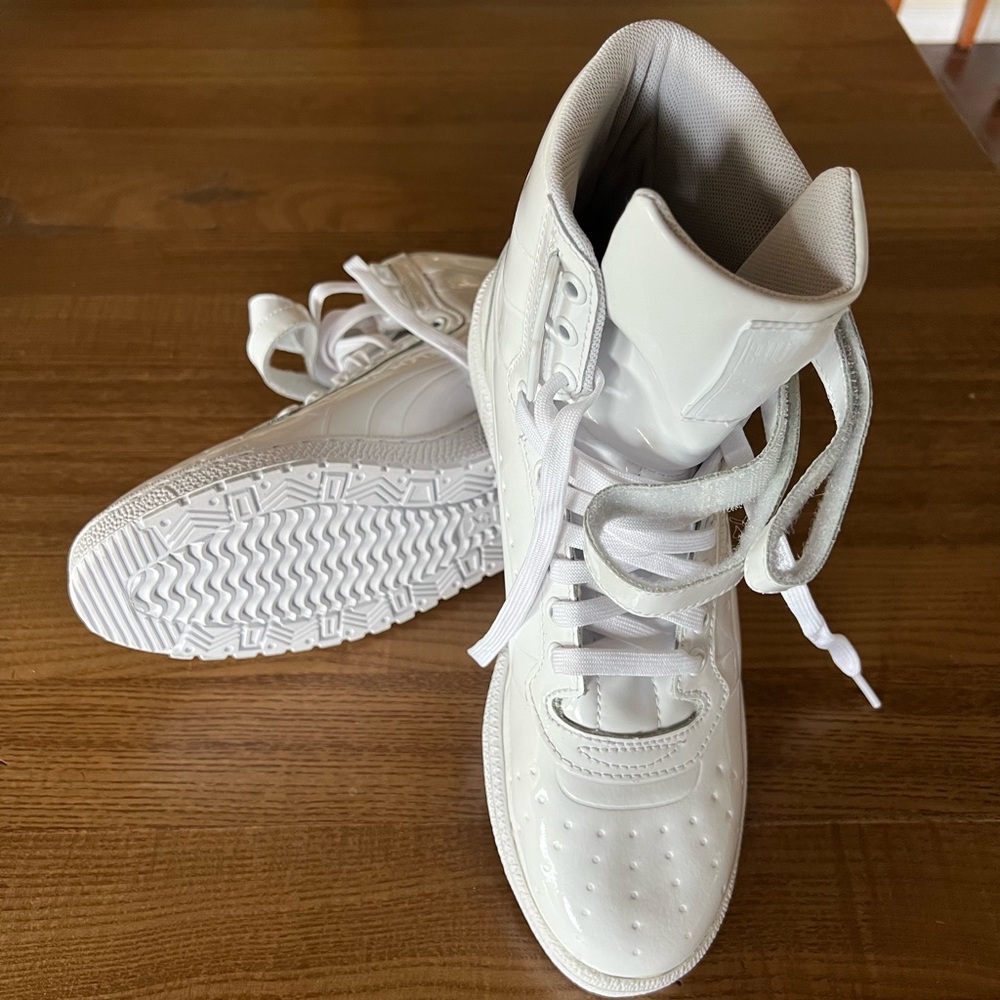 High top puma sneakers